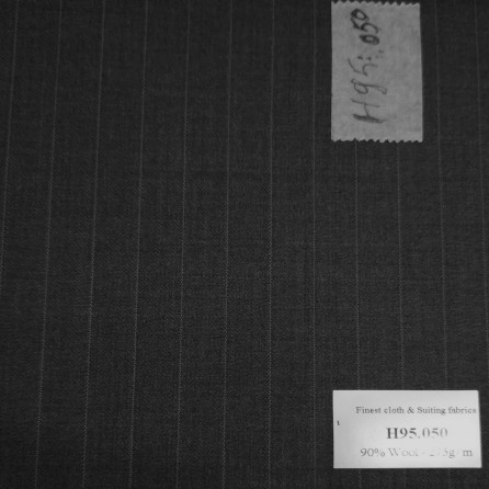 H95.050 Kevinlli V8 - Vải Suit 90% Wool - Xám sọc